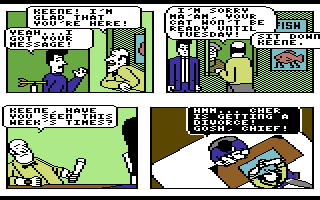 Accolade's Comics Featuring Steve Keene Thrillseeker screenshot 3 for Commodore 64